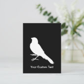 Staande Kanarie Vogel Briefkaart (Staand voorkant)