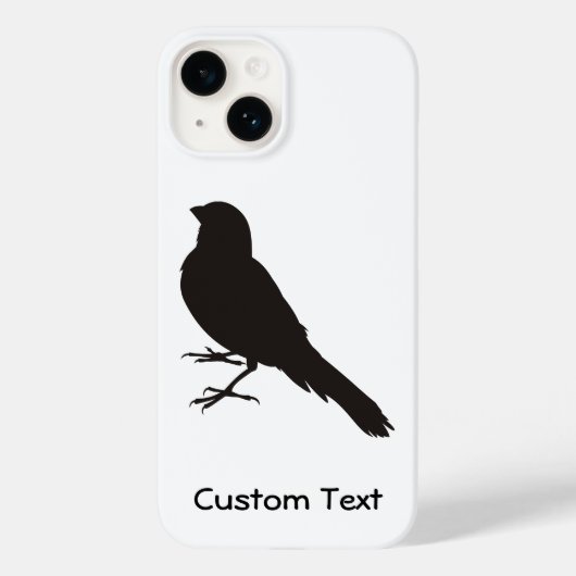 Staande Kanarie Vogel Case-Mate iPhone Case (Achterkant)