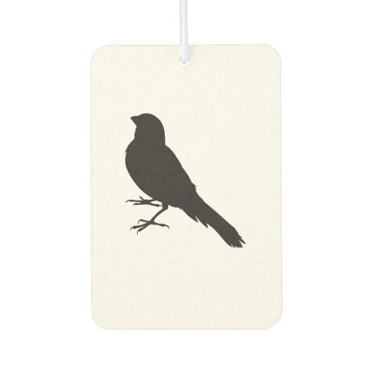 Staande Kanarie Vogel Luchtverfrisser (Voorkant)