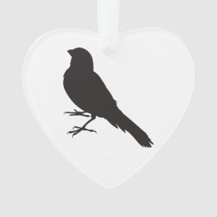 Staande Kanarie Vogel Ornament
