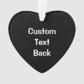 Staande Kanarie Vogel Ornament (achterkant)