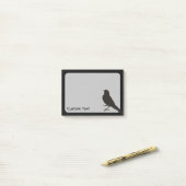 Staande Kanarie Vogel Post-it® Notes (Op bureau)