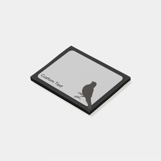 Staande Kanarie Vogel Post-it® Notes (Schuin)