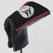 staande lotusbloem golfheadcover (3/4 voorkant)