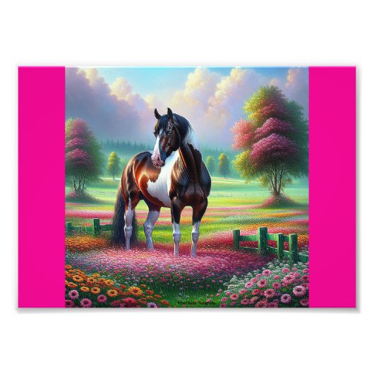 Staande mooi foto afdruk (Voorkant)