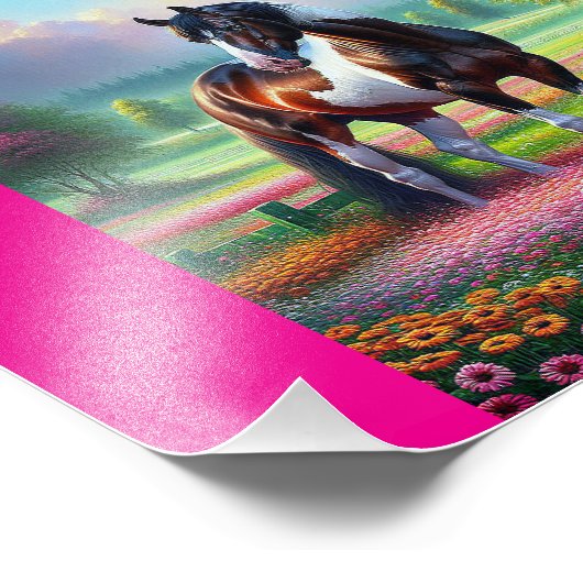 Staande mooi foto afdruk (Hoek)