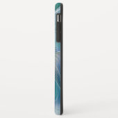 Staande ovaties, Abstract Blauwe Turquoise Fractal Case-Mate iPhone Case (Achterkant/links)