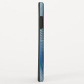 Staande ovaties, Abstract Blauwe Turquoise Fractal Case-Mate iPhone Case (Achterkant/rechts)