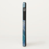 Staande Ovations, Abstracte Blauwe Fractal Art Naa Case-Mate iPhone Case (Achterkant/links)