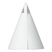 Staande Paard Papier Party Pet met Aangepaste Teks Feesthoedjes (Achterkant)