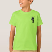 Staande Paard T-Shirt met Aangepaste Tekst (Voorkant)