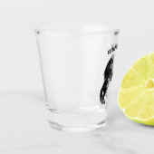 Staande Paarden Schot Glas met Aangepaste Tekst (Links)