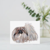 Staande Pekingees Briefkaart (Staand voorkant)