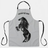 Staande Schort met aangepaste tekst Jouw namen (Voorkant)