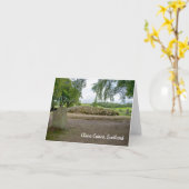 Staande steen bij Clava Cairns, Schotland Kaart (Gele Bloem)