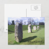 staande stenen briefkaart (Voorkant / Achterkant)