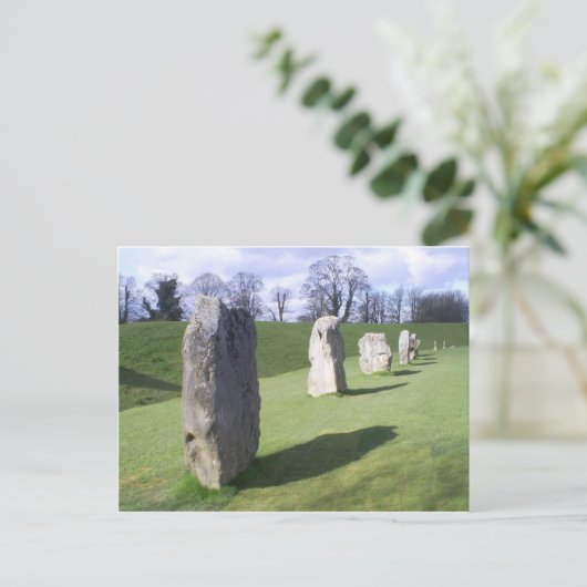 staande stenen briefkaart (Staand voorkant)