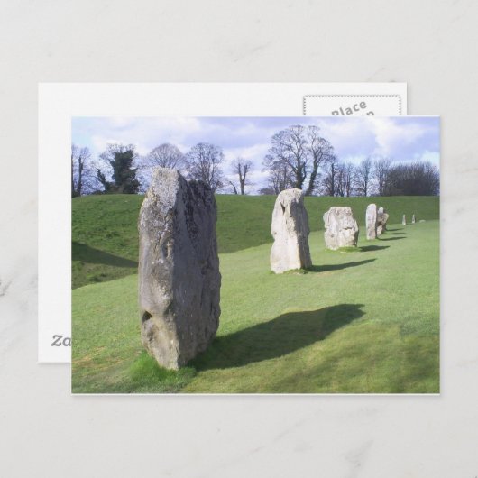 staande stenen briefkaart (Voorkant / Achterkant)