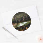 Staande stenen cirkel boekenplaat Stickers (Envelop)