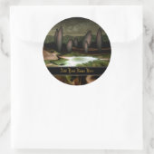 Staande stenen cirkel boekenplaat Stickers (Tas)