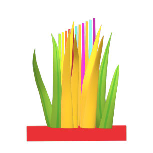 Staande sterke boodschap met patronen koffiemok