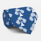 Staande stokrozen stropdas (Opgerold)