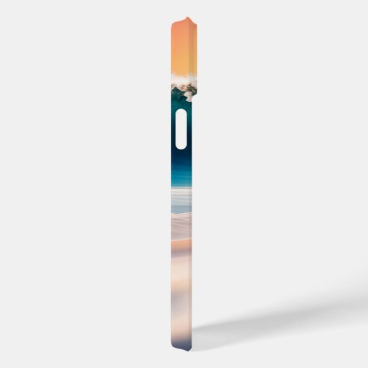 Staande surfplank in zand Case-Mate iPhone case (Achterkant / Rechts)