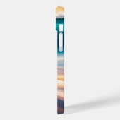 Staande surfplank in zand Case-Mate iPhone case (Achterkant / Links)