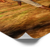 Staande wacht herfstdag poster (Hoek)