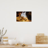 Staande wacht herfstdag poster (Keuken)