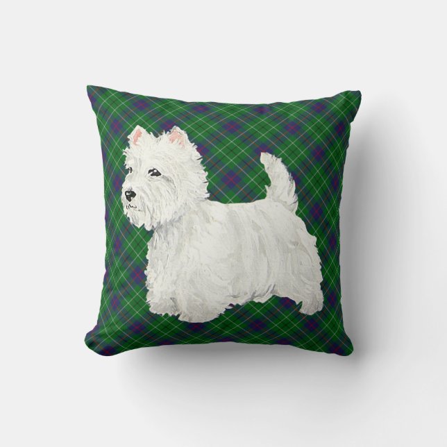 Staande Westie Kussen (Voorkant)