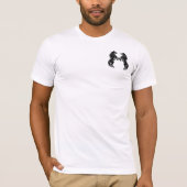 Staande Wild Paard T-Shirt met Aangepaste Tekst (Voorkant)