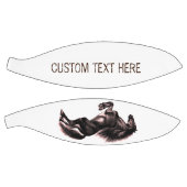 Staande Zwart Wild Paard Custom Text Basketbal (Panelen)