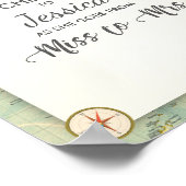 Staap Reizen Vrijgezellenfeest Miss aan Mrs Mimosa Poster (Hoek)