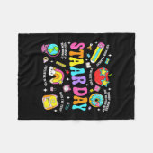 Staar-dagtest leraar student positieve leraar fleece deken (Voorkant (Horizontaal))