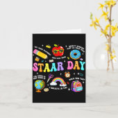 Staar-dagtest leraar student positieve leraar kaart (Gele Bloem)