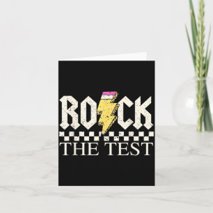 Staar Staat Toetsdag Rock De Toets ABCD Leraar Kaart