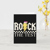 Staar Staat Toetsdag Rock De Toets ABCD Leraar Kaart (Gele Bloem)