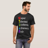 STAAR Super Talented Academic Achievers Rock Test T-shirt (Voorkant volledig)