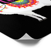 Staar Test Day No Probleem Llama Teacher Testing Poster (Hoek)