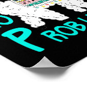 STAAR Test Geen Prob Llama-lerarenexamen Poster (Hoek)