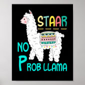 STAAR Test Geen Prob Llama-lerarenexamen Poster (Voorkant)