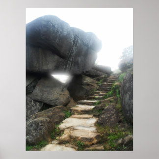 Staarbaan naar de hemel, omlijmd afdrukken poster