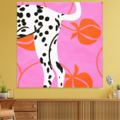 Staart en textuur canvas afdruk (Insitu (Woonkamer))