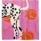 Staart en textuur douchegordijn (Voorkant)