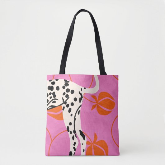Staart en textuur tote bag (Voorkant)