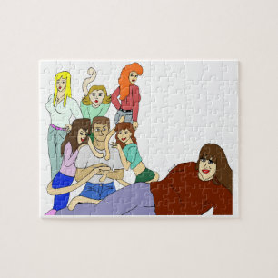 Staart harem legpuzzel