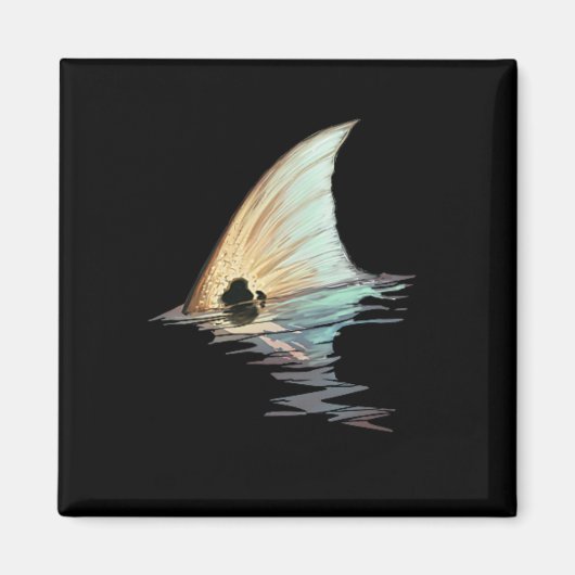 staart roodbaars staart rode trommel vis Shirt Magneet (Voorkant)