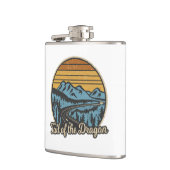 Staart van de Dragon Retro Heupfles (Links)