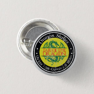 Staart van de Dragon Road US 129 Motorfiets 01 Ronde Button 3,2 Cm